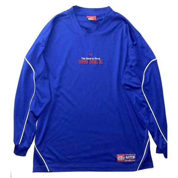 NFL Other - Vintage 2006 Super Bowl 40 XL NFL Player Issued Long Sleeved T-Shirt Size XL‎
